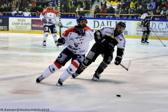 Photo hockey match Rouen - Angers  le 25/03/2016
