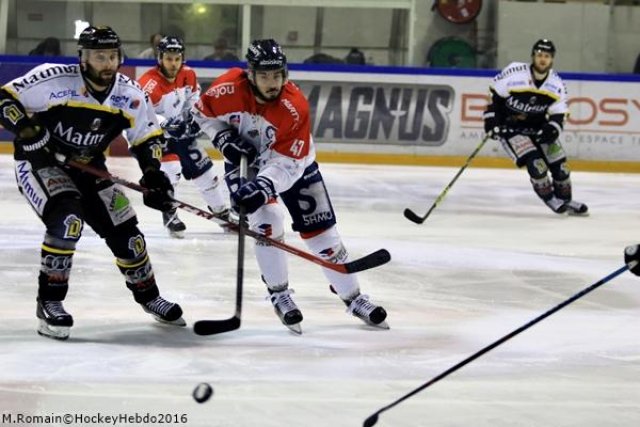Photo hockey match Rouen - Angers  le 25/03/2016