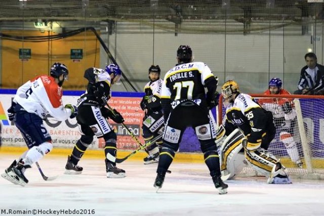 Photo hockey match Rouen - Angers  le 25/03/2016