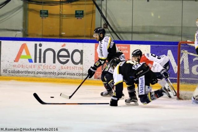 Photo hockey match Rouen - Angers  le 25/03/2016