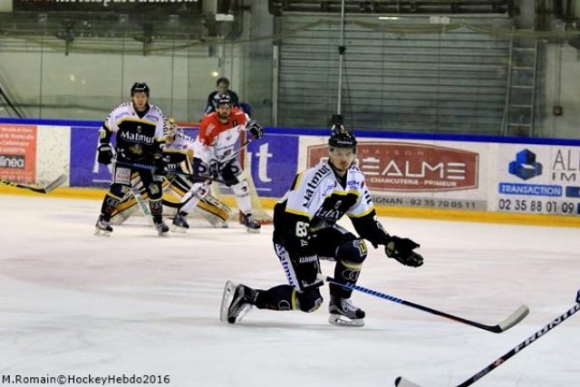 Photo hockey match Rouen - Angers  le 25/03/2016