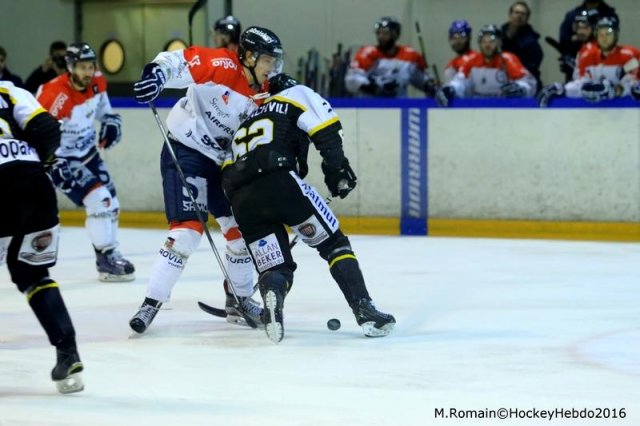 Photo hockey match Rouen - Angers  le 25/03/2016