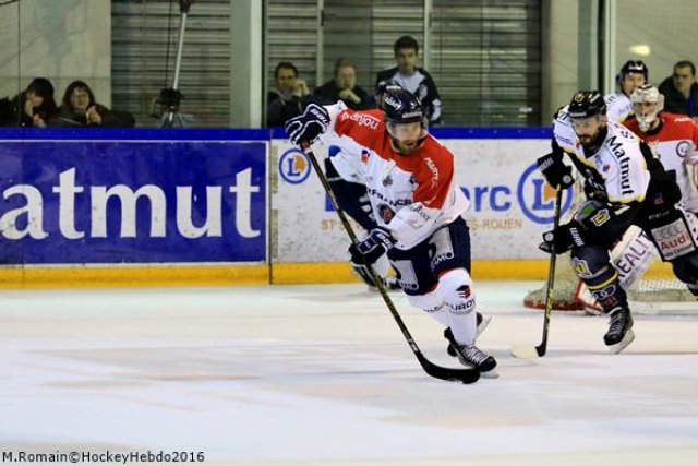 Photo hockey match Rouen - Angers  le 25/03/2016