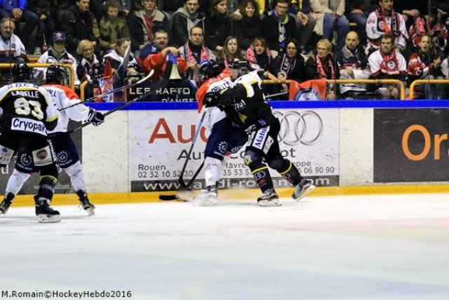 Photo hockey match Rouen - Angers  le 25/03/2016