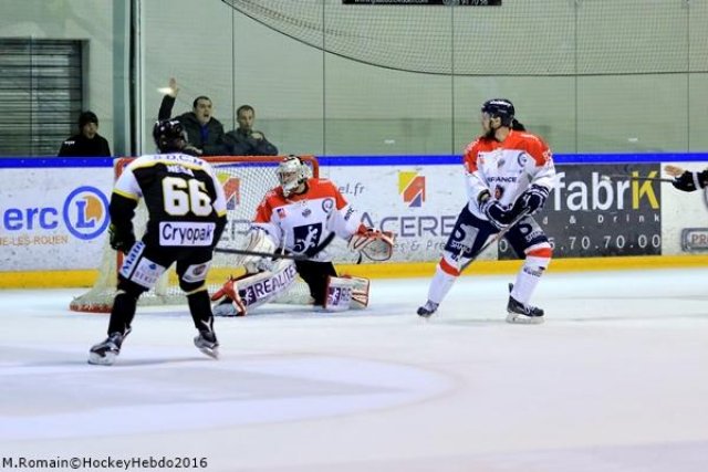 Photo hockey match Rouen - Angers  le 25/03/2016