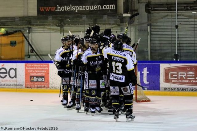 Photo hockey match Rouen - Angers  le 25/03/2016