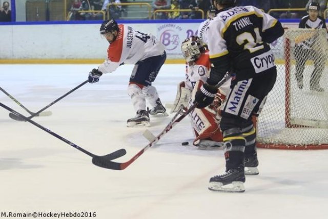 Photo hockey match Rouen - Angers  le 26/03/2016