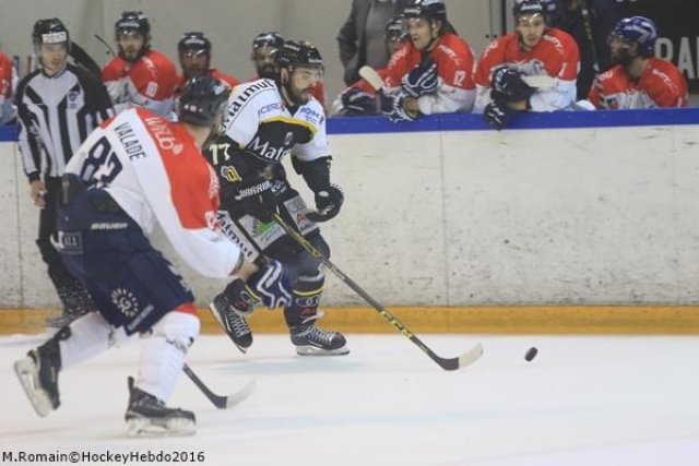 Photo hockey match Rouen - Angers  le 26/03/2016