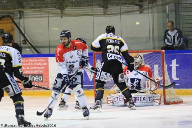 Photo hockey match Rouen - Angers  le 26/03/2016
