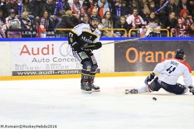 Photo hockey match Rouen - Angers  le 26/03/2016