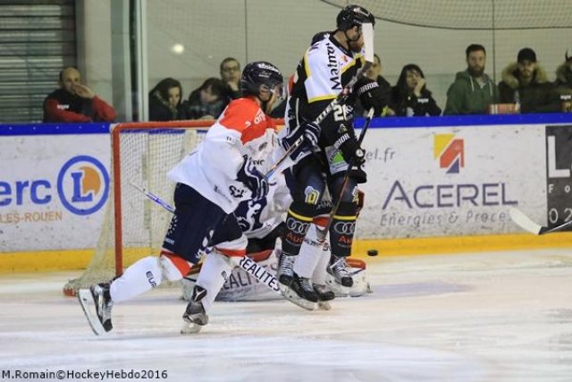 Photo hockey match Rouen - Angers  le 26/03/2016