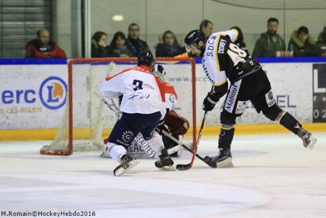 Photo hockey match Rouen - Angers  le 26/03/2016