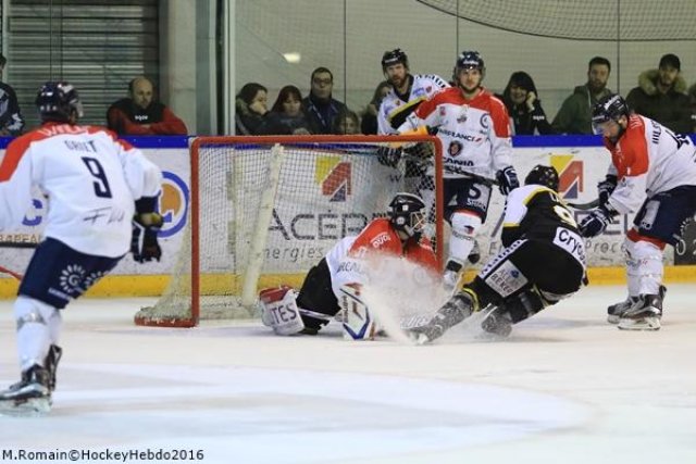 Photo hockey match Rouen - Angers  le 26/03/2016