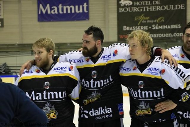 Photo hockey match Rouen - Angers  le 26/03/2016