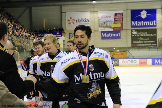 Photo hockey match Rouen - Angers  le 26/03/2016
