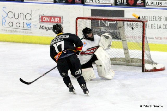Photo hockey match Nice - Anglet le 26/03/2016