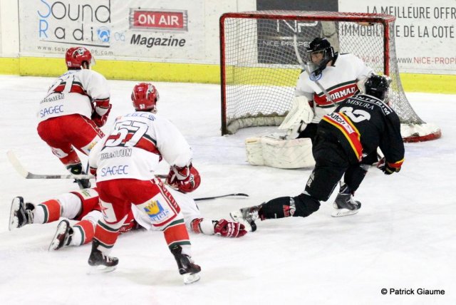Photo hockey match Nice - Anglet le 26/03/2016