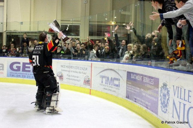 Photo hockey match Nice - Anglet le 26/03/2016