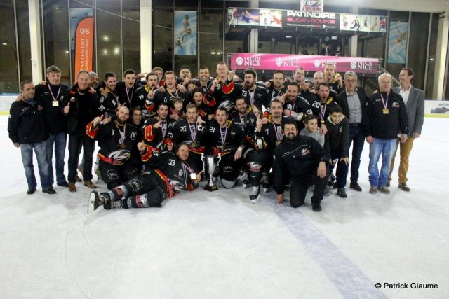 Photo hockey match Nice - Anglet le 26/03/2016
