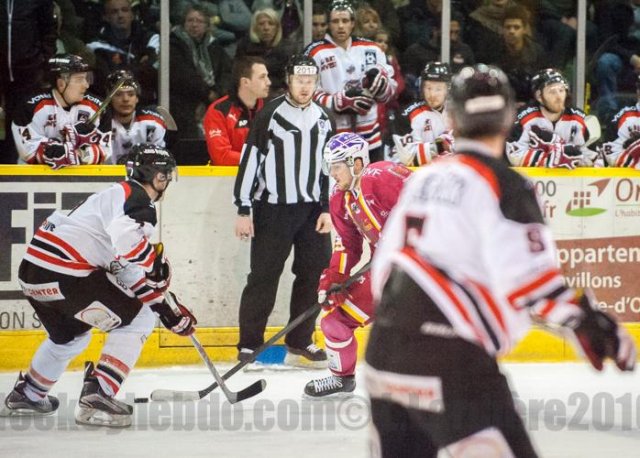 Photo hockey match Dijon  - Bordeaux le 26/03/2016