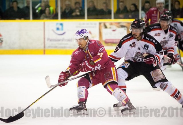 Photo hockey match Dijon  - Bordeaux le 26/03/2016