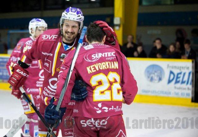Photo hockey match Dijon  - Bordeaux le 26/03/2016