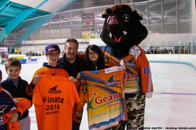 Photo hockey match Clermont-Ferrand - Cergy-Pontoise le 26/03/2016
