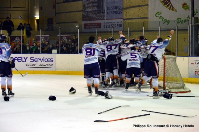 Photo hockey match Cergy-Pontoise - Clermont-Ferrand le 02/04/2016
