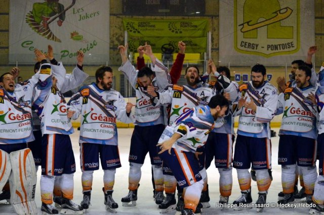 Photo hockey match Cergy-Pontoise - Clermont-Ferrand le 02/04/2016