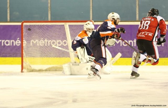 Photo hockey match Montpellier  - Valenciennes le 02/04/2016