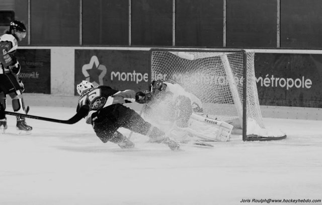 Photo hockey match Montpellier  - Valenciennes le 02/04/2016
