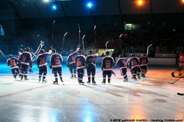Photo hockey match Clermont-Ferrand - Courbevoie  le 09/04/2016