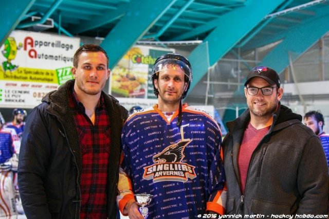 Photo hockey match Clermont-Ferrand - Courbevoie  le 09/04/2016