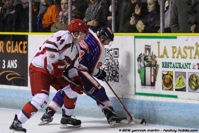 Photo hockey match Clermont-Ferrand - Courbevoie  le 09/04/2016