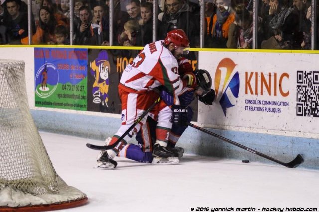 Photo hockey match Clermont-Ferrand - Courbevoie  le 09/04/2016