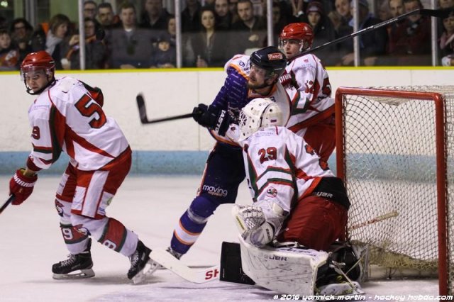 Photo hockey match Clermont-Ferrand - Courbevoie  le 09/04/2016