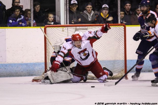 Photo hockey match Clermont-Ferrand - Courbevoie  le 09/04/2016