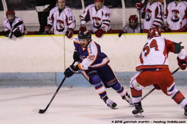 Photo hockey match Clermont-Ferrand - Courbevoie  le 09/04/2016