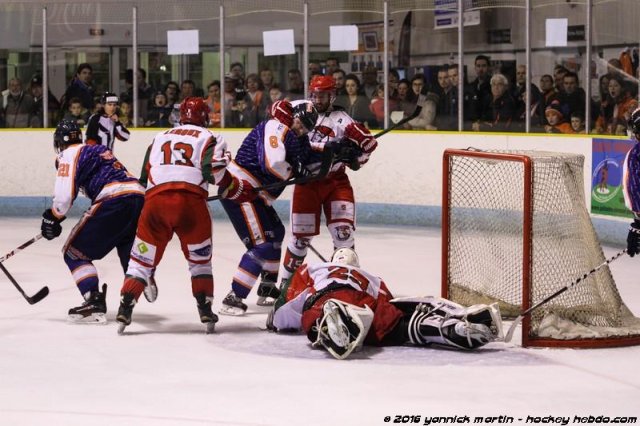 Photo hockey match Clermont-Ferrand - Courbevoie  le 09/04/2016