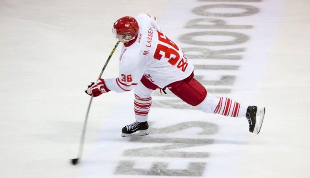 Photo hockey match France - Denmark le 15/04/2016