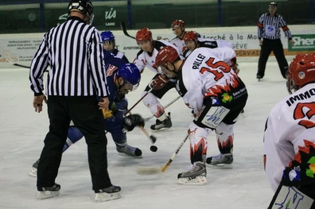 Photo hockey match Mont-Blanc - Neuilly/Marne le 27/01/2009