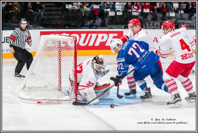 Photo hockey reportage Reportage photos : France VS Danemark vu par Yves Le Guillerm