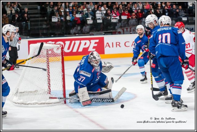 Photo hockey reportage Reportage photos : France VS Danemark vu par Yves Le Guillerm