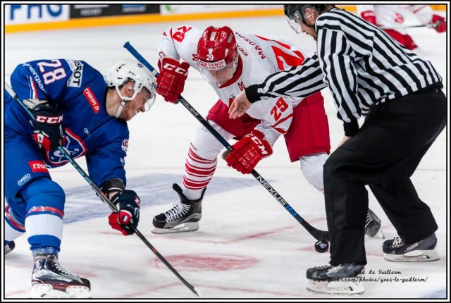 Photo hockey reportage Reportage photos : France VS Danemark vu par Yves Le Guillerm