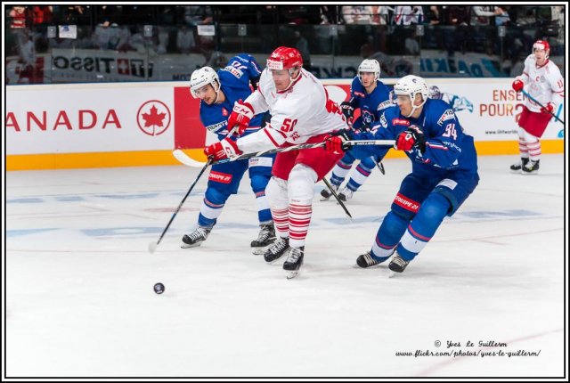 Photo hockey reportage Reportage photos : France VS Danemark vu par Yves Le Guillerm