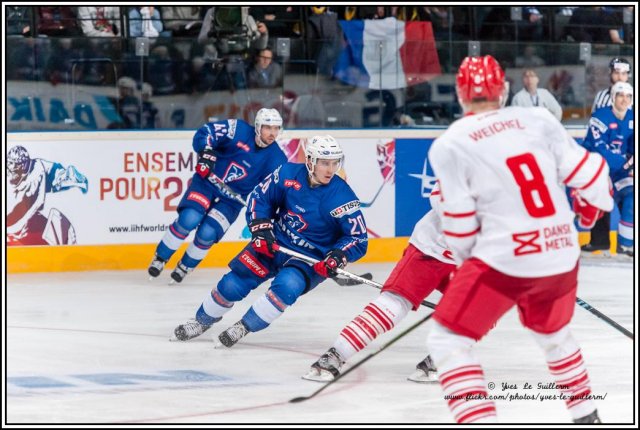 Photo hockey reportage Reportage photos : France VS Danemark vu par Yves Le Guillerm
