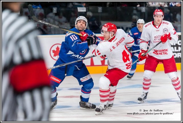 Photo hockey reportage Reportage photos : France VS Danemark vu par Yves Le Guillerm