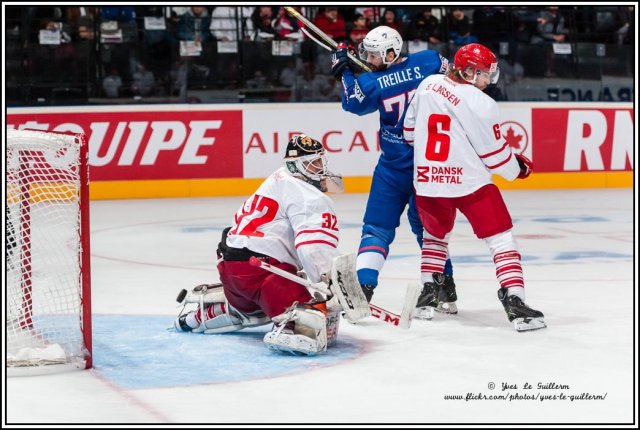 Photo hockey reportage Reportage photos : France VS Danemark vu par Yves Le Guillerm