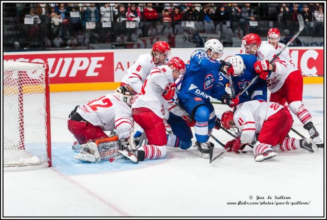 Photo hockey reportage Reportage photos : France VS Danemark vu par Yves Le Guillerm