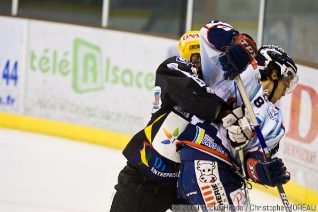 Photo hockey match Strasbourg  - Angers  le 27/01/2009